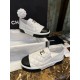 Chanel Black and White Diamond Loafers