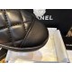 Chanel Black Diamond Loafers