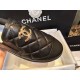 Chanel Black Diamond Loafers