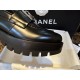 Chanel Platform Loafers with Silver Buckle