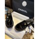 Chanel Big-Toe Patent Leather Loafers