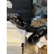 Chanel Big-Toe Patent Leather Loafers