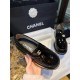 Chanel Big-Toe Patent Leather Loafers