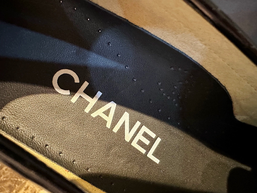 Chanel Big-Toe Patent Leather Loafers