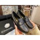 Chanel Sheepskin Chain Detail Loafers