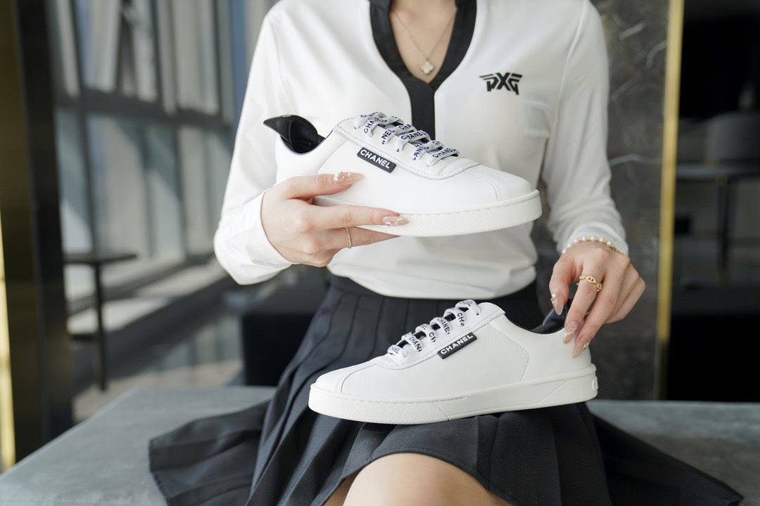 Chanel Ultra Classic White Sneakers