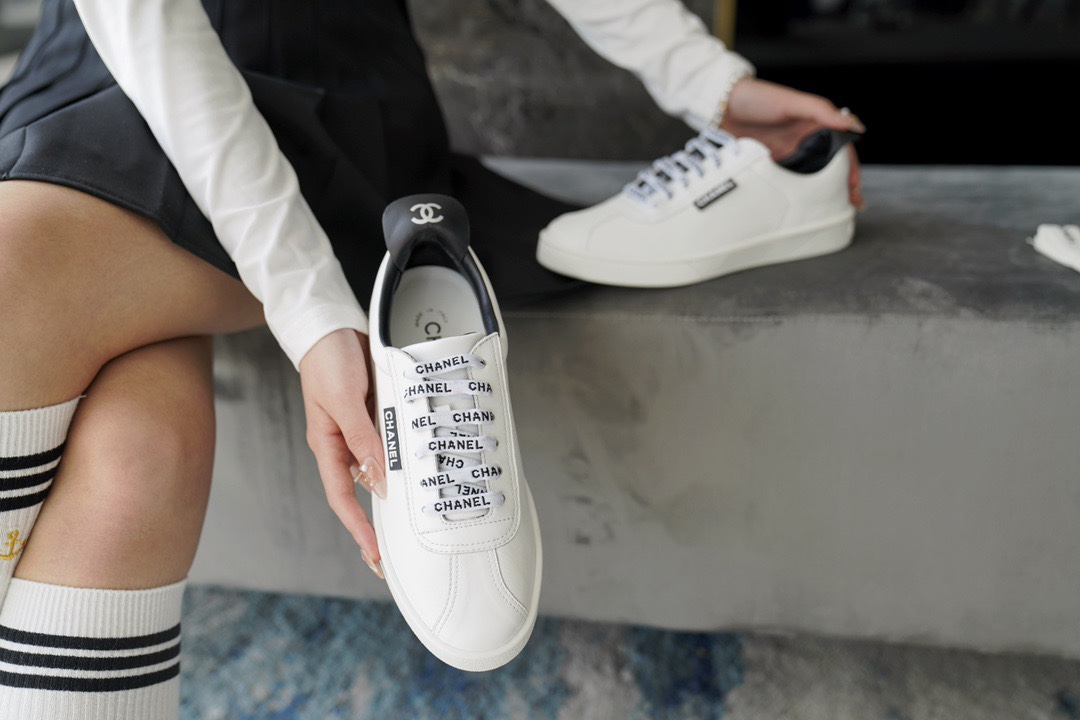 Chanel Ultra Classic White Sneakers