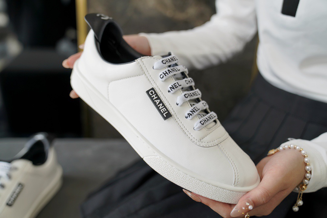 Chanel Ultra Classic White Sneakers