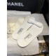 Chanel Embossed White Sneakers