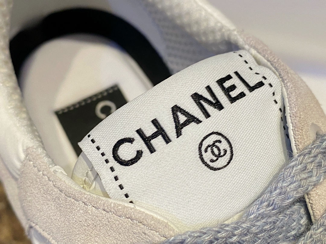 Chanel Suede Grape-Colored Sneakers