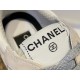 Chanel Suede Grape-Colored Sneakers