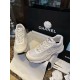 Chanel Snowflake Silver Fur Sneakers