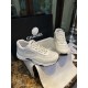 Chanel Snowflake Silver Fur Sneakers