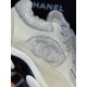 Chanel Snowflake Silver Fur Sneakers