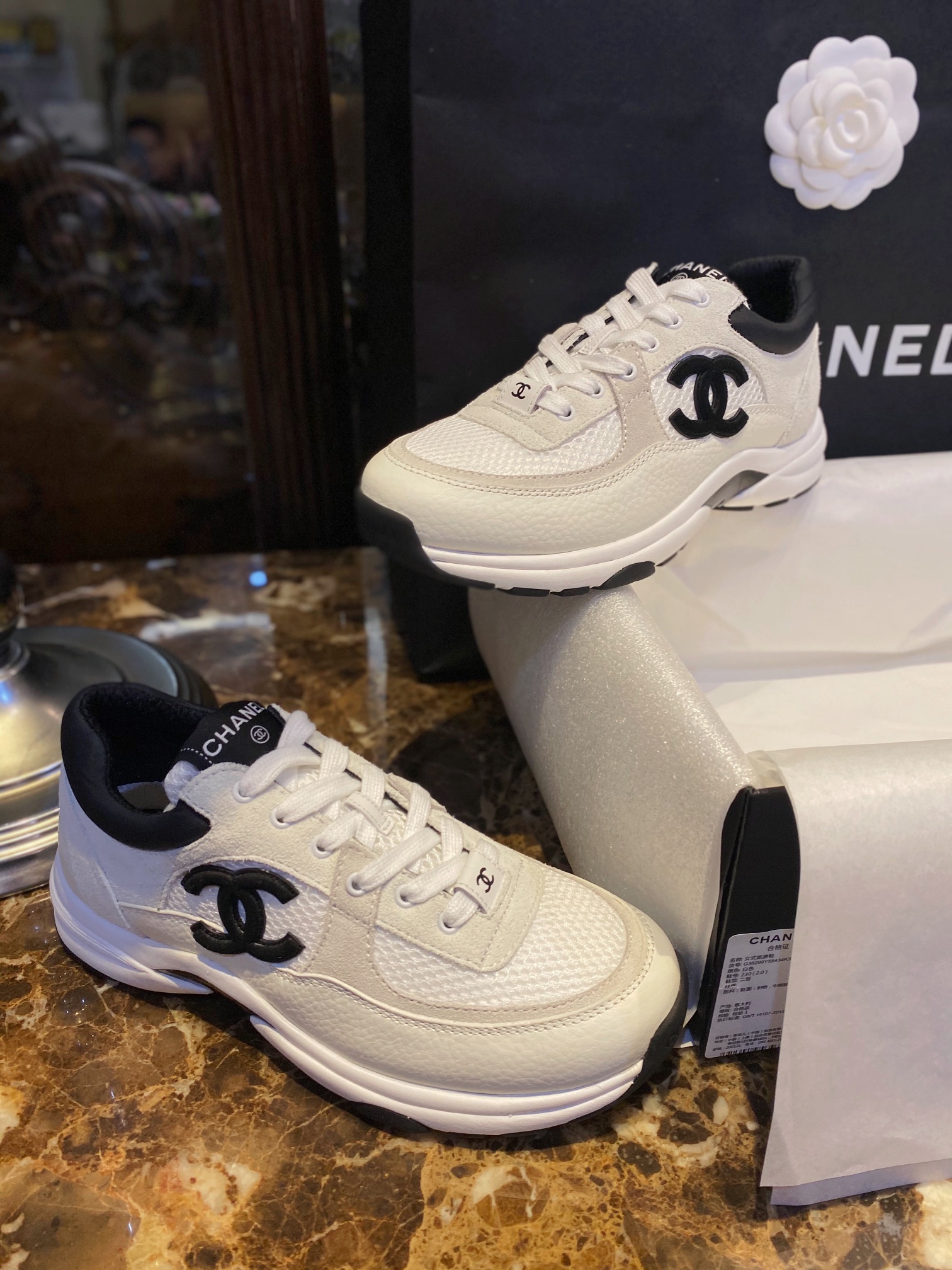 Chanel Panda Shoes