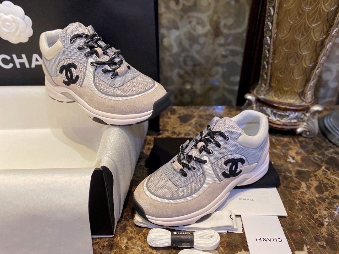 Chanel Mesh Reflective  Sneakers