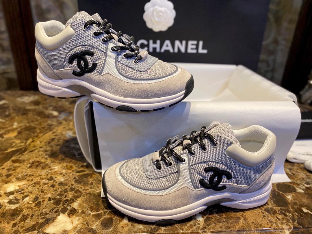 Chanel Mesh Reflective  Sneakers