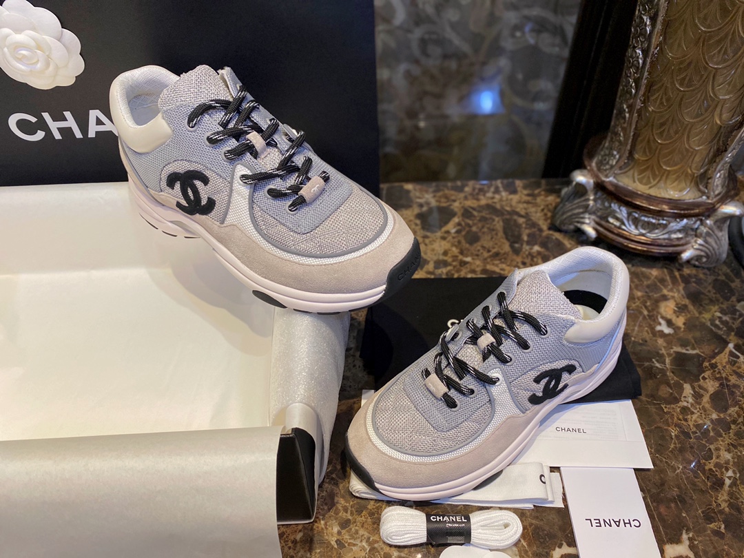 Chanel Mesh Reflective  Sneakers