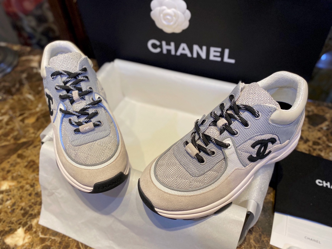 Chanel Mesh Reflective  Sneakers