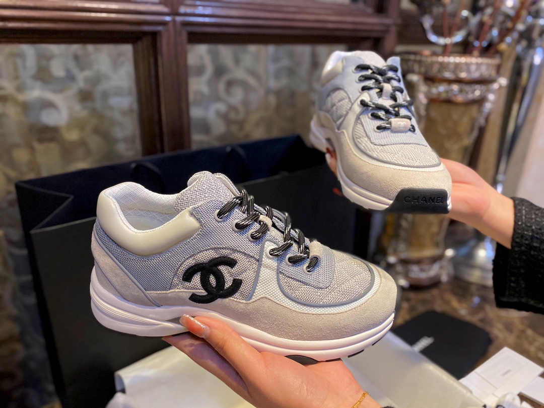 Chanel Mesh Reflective  Sneakers