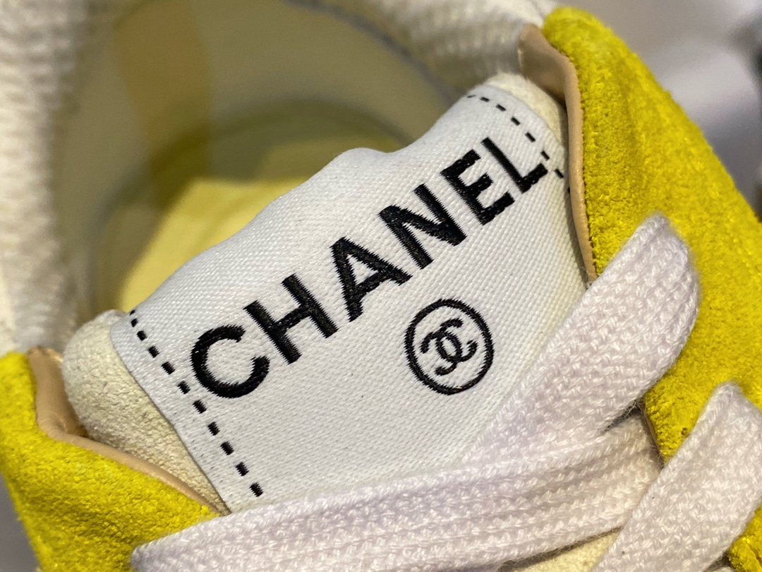 Chanel Lucky Yellow Sneakers