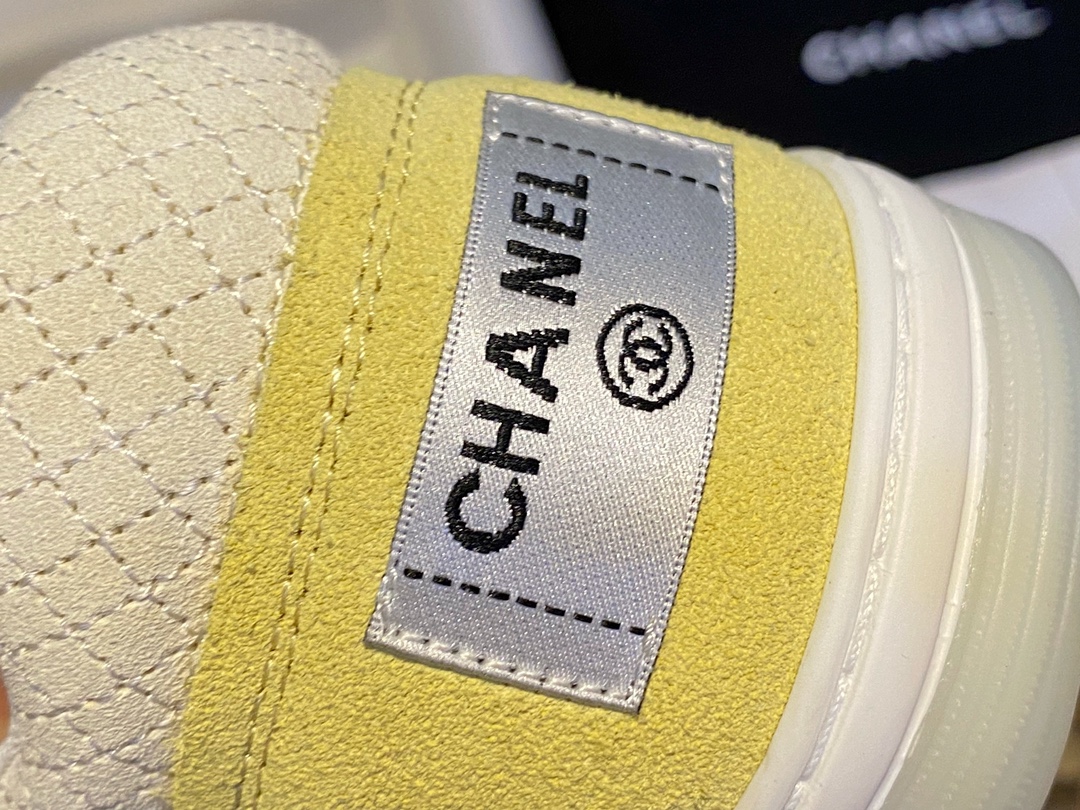 Chanel Lucky Yellow Sneakers