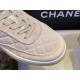 Chanel Grey-Pink Colorblock Sneakers