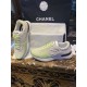 Chanel Suede Sports Shoes in Grass Green