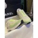 Chanel Suede Sports Shoes in Grass Green