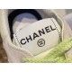 Chanel Suede Sports Shoes in Grass Green