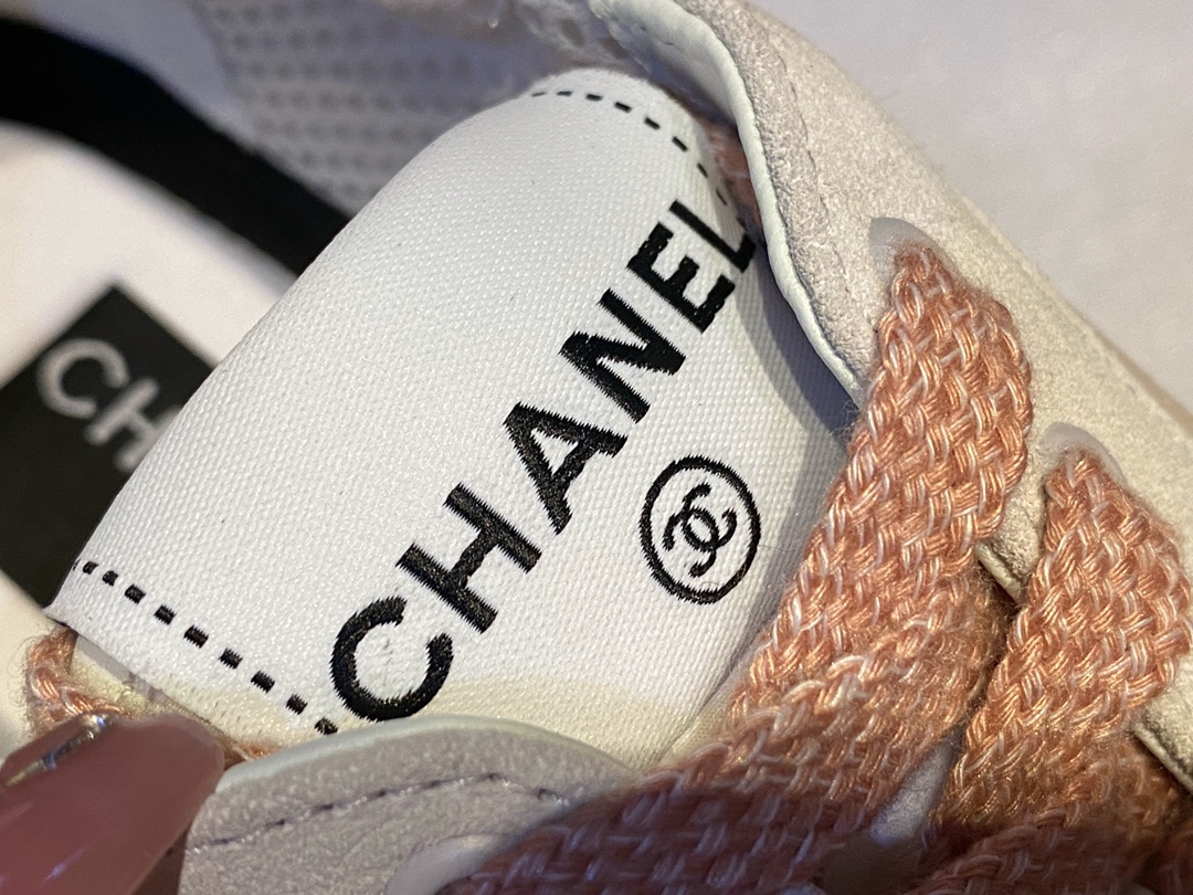 Chanel Suede Sports Shoes in Girly Pink