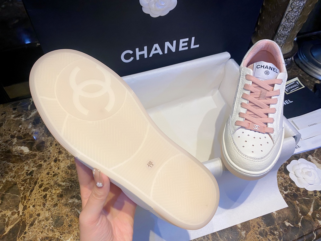 Chanel Pink Panda Skate Shoes