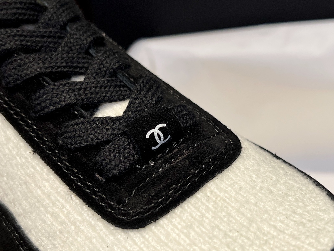 Chanel Panda Sock Sneakers