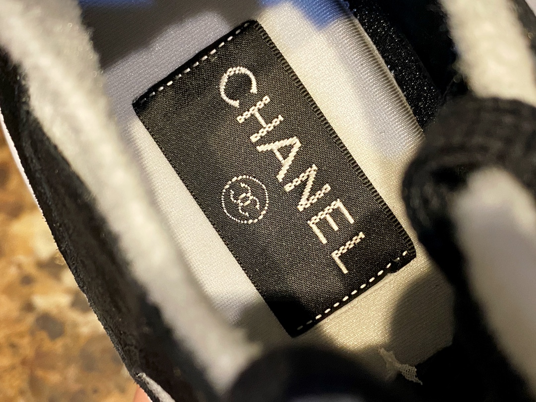 Chanel Panda Sock Sneakers