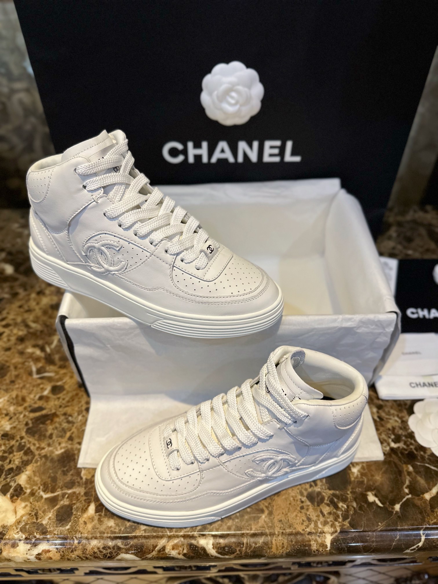 Chanel Air Force 1 High-Top Sneakers