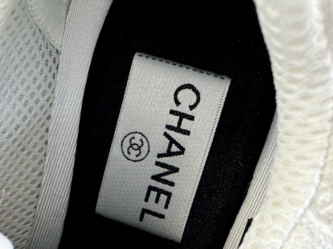 Chanel Embossed Panda Pattern Sneakers