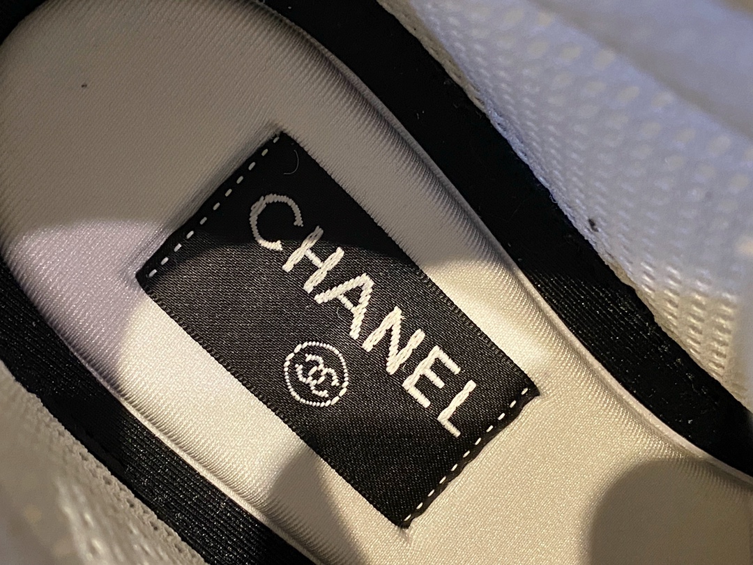 Chanel High-Top White Sneakers