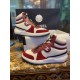 Chanel Red High-Top Sports Shoes