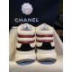 Chanel Red High-Top Sports Shoes