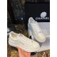 Chanel Minimalist Gold Foil White Shoes