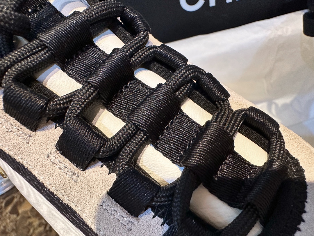 Chanel Black and White Panda Sneakers