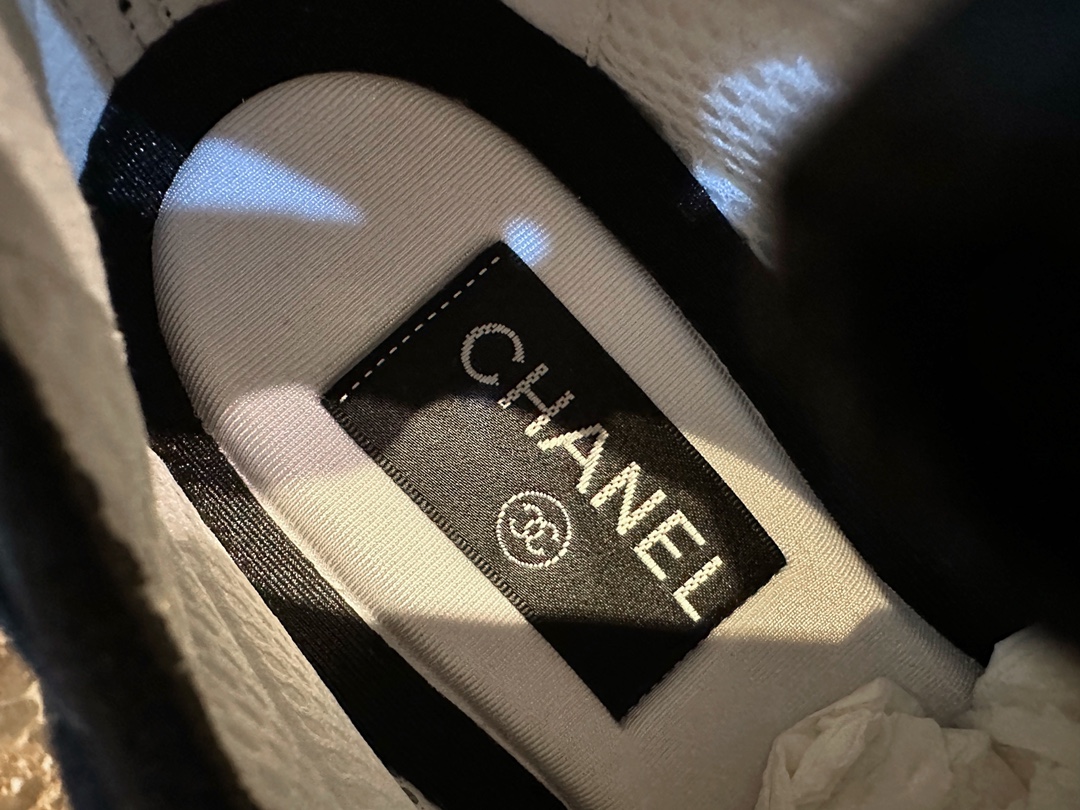 Chanel Black and White Panda Sneakers