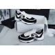 Chanel Dark Pattern Black and White Panda Sneakers