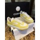 Chanel Little Yellow Chick Canvas Sneakers