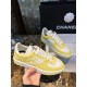 Chanel Little Yellow Chick Canvas Sneakers