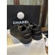 Chanel Black Air Force 1 Sneakers