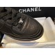 Chanel Black Air Force 1 Sneakers