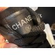 Chanel Black Air Force 1 Sneakers