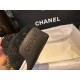 Chanel Black Embossed Pattern Sneakers