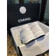 Chanel Solid Color Embossed Pattern Sneakers